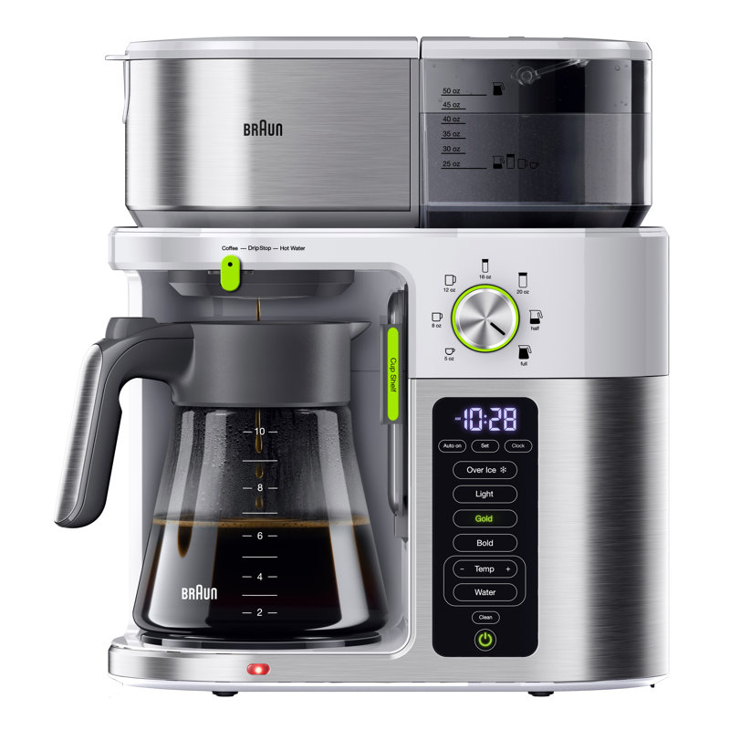 Braun MultiServe 10Cup Certified Coffee Maker with Internal Water